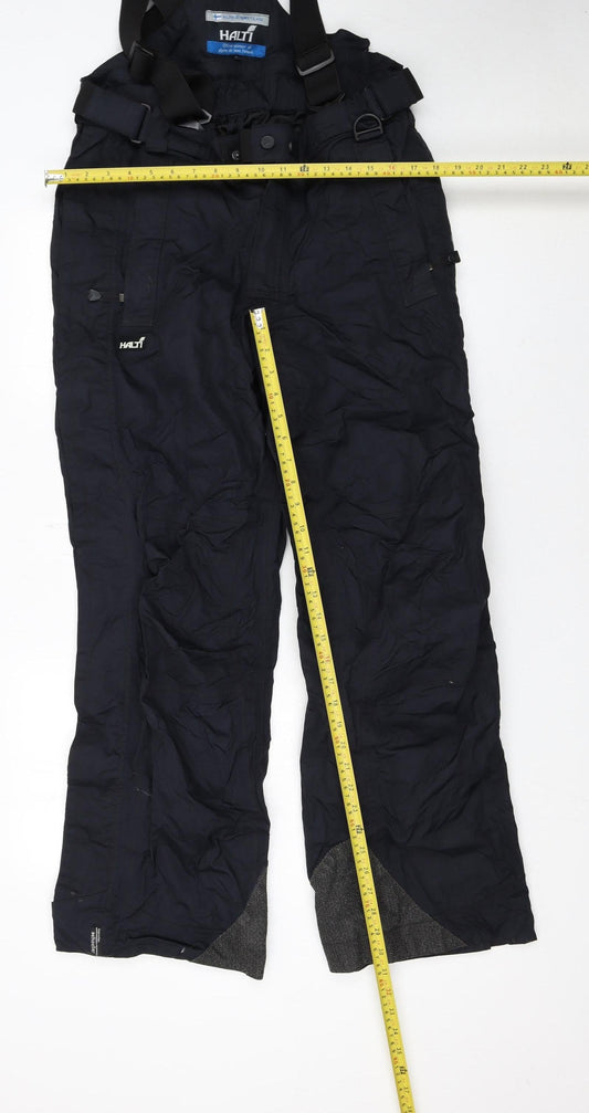 Mens UK Size L Halti Regular Fit Snow Pants Black Trousers