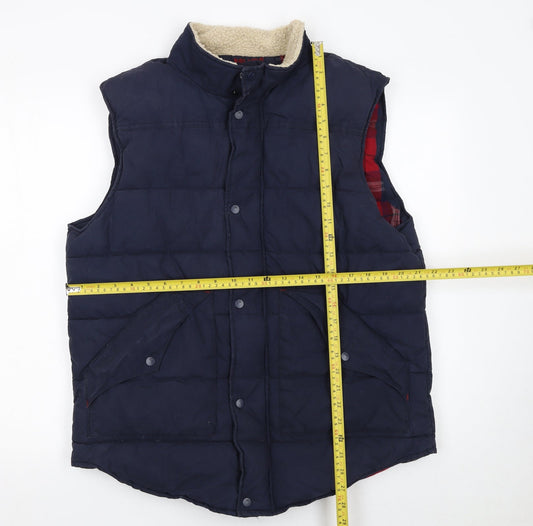 Mens UK Size L White Stuff Blue Bodywarmer