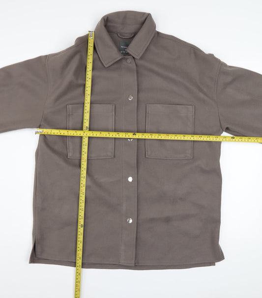 Womens UK Size S Primark Brown Basic Jacket
