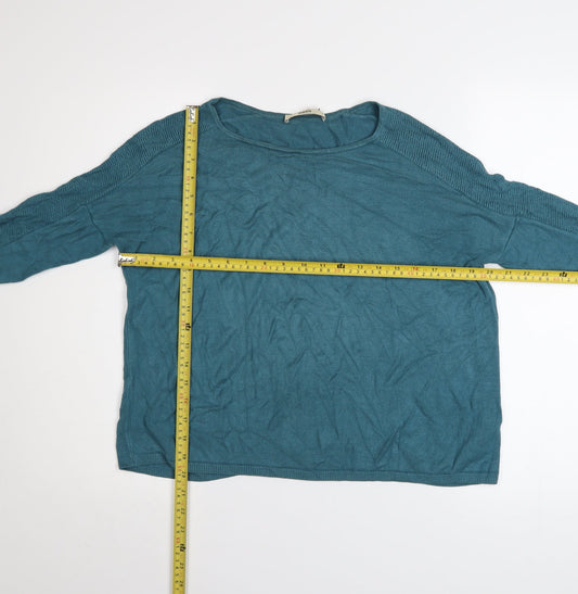 Womens UK Size S Oasis Blue Pullover Jumper