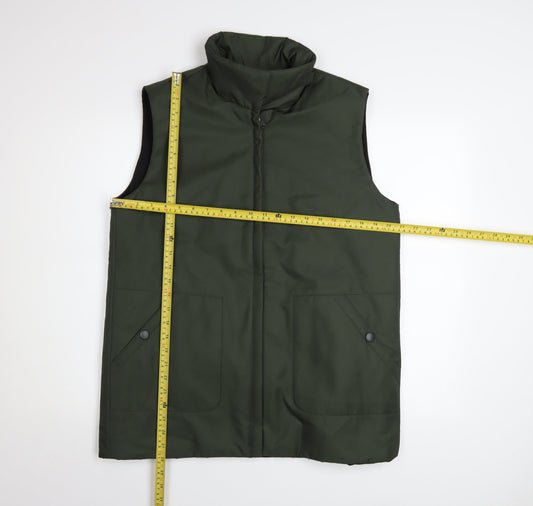Viyella Men's Green Padded Bodywarmer Waistcoat Size M
