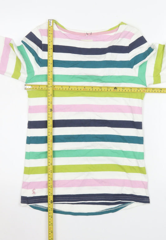 Womens UK Size 10 Joules Multicoloured Basic T-Shirt