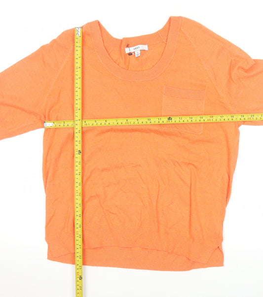Womens UK Size S NEXT Orange Basic T-Shirt