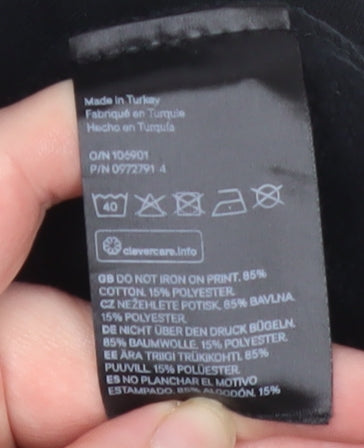Additional view of H&M boys’ black panther hoodie 14 years black pullover fleece marvel
