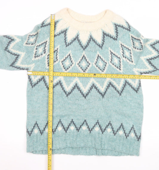 Womens UK Size 14 NEXT Blue Pullover Jumper