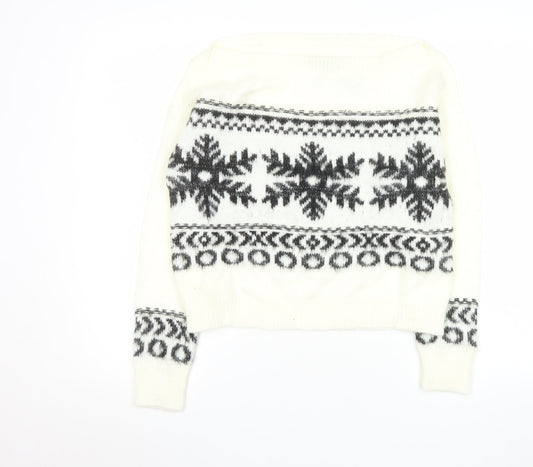 Womens UK Size 10 ASOS Ivory Pullover Jumper