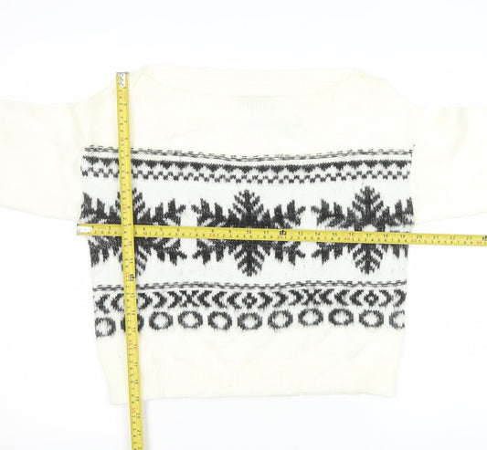 Womens UK Size 10 ASOS Ivory Pullover Jumper