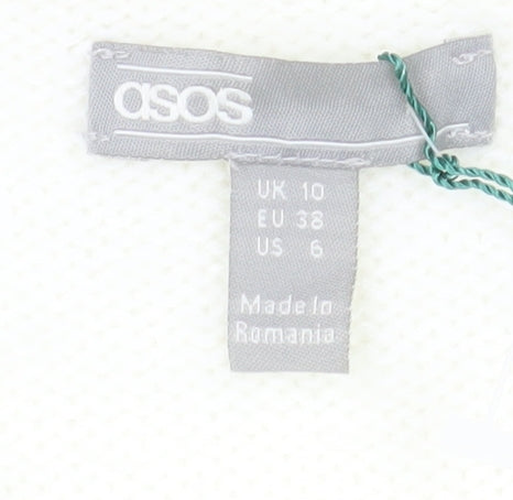 Womens UK Size 10 ASOS Ivory Pullover Jumper