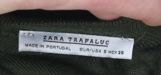 Womens UK Size S Zara T-Shirt Dress
