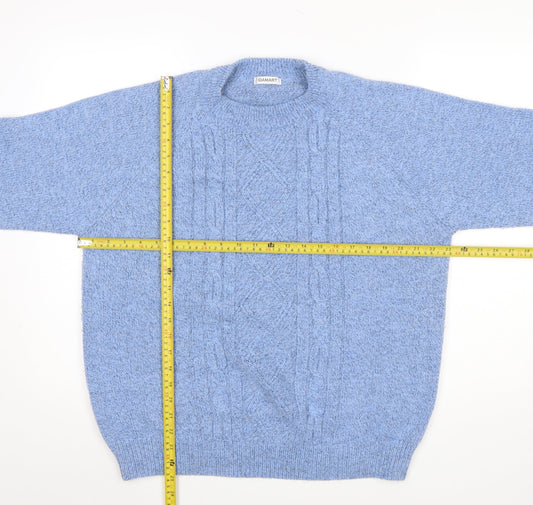 Womens UK Size L Damart Blue Pullover Jumper