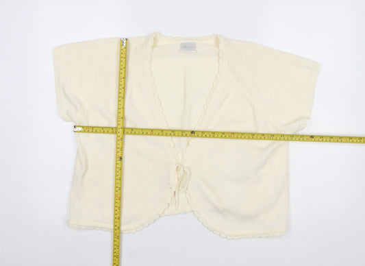 Womens UK Size 20 being casual Ivory Cardigan Jumper