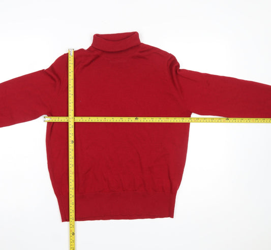 Womens UK Size 12 Marks and Spencer Red Pullover Jumper