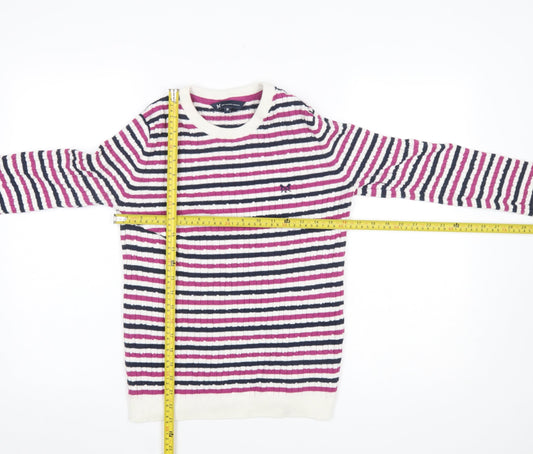 Womens UK Size 12 Crew Clothing Company Multicoloured Pullover Jumper