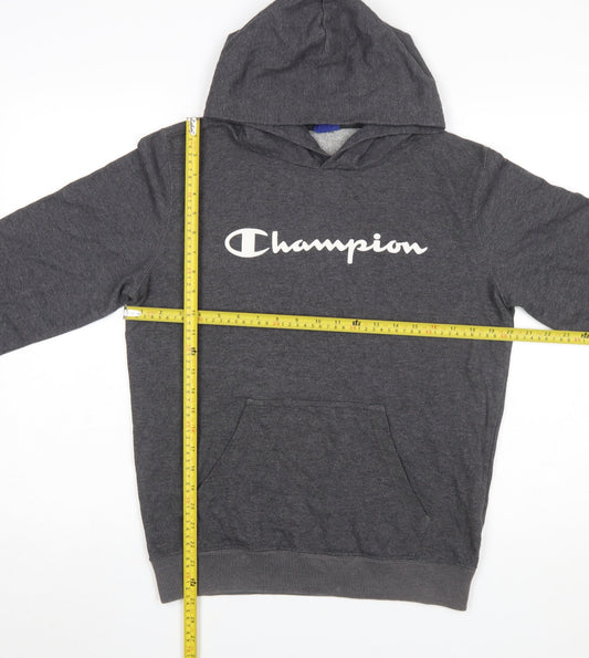 Mens UK Size M Champion Grey Pullover Hoodie