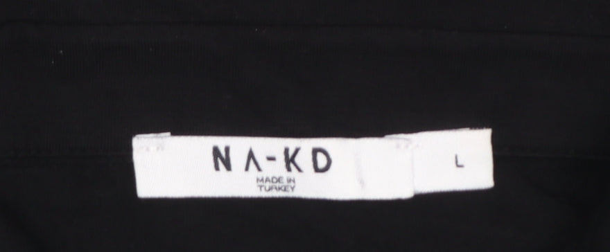 Womens UK Size L NA-KD Shirt Dress