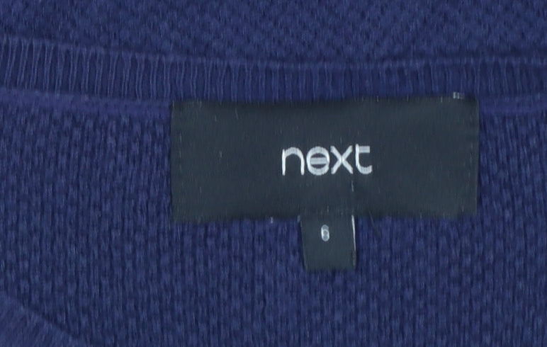Womens UK Size 6 NEXT Blue Pullover Jumper
