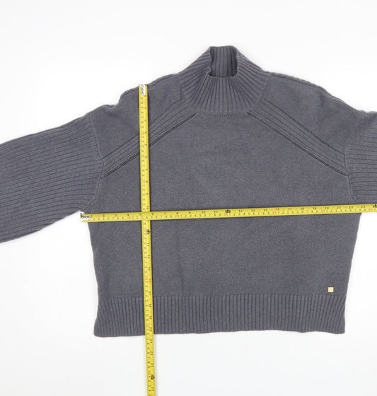 Womens UK Size M River Island Grey Pullover Jumper