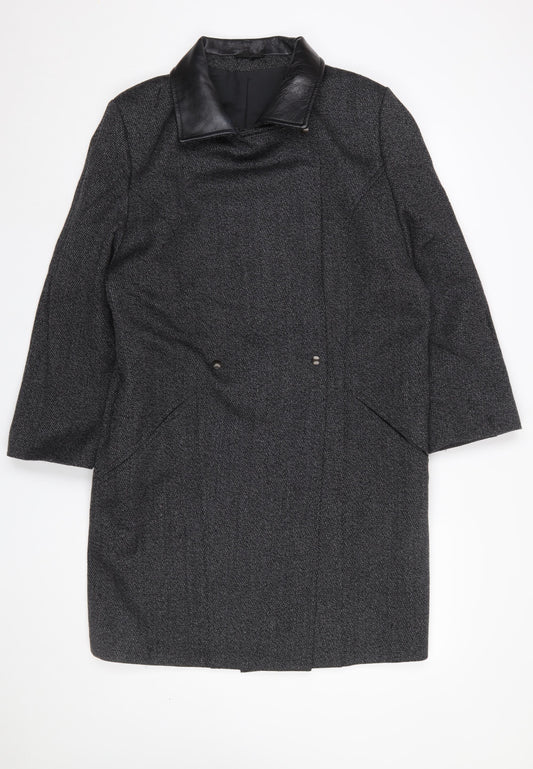 Womens UK Size 12 NEXT Grey Overcoat