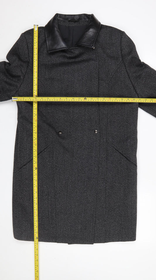 Womens UK Size 12 NEXT Grey Overcoat