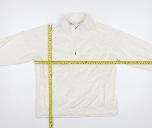 Womens UK Size M Weird Fish Ivory Pullover Sweatshirt