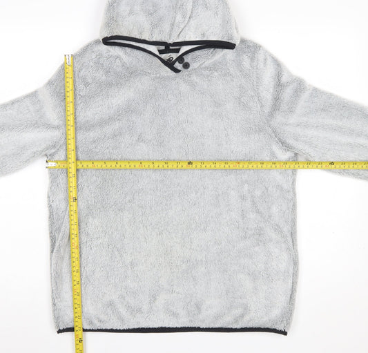 Womens UK Size 12 Crane Grey Pullover Hoodie