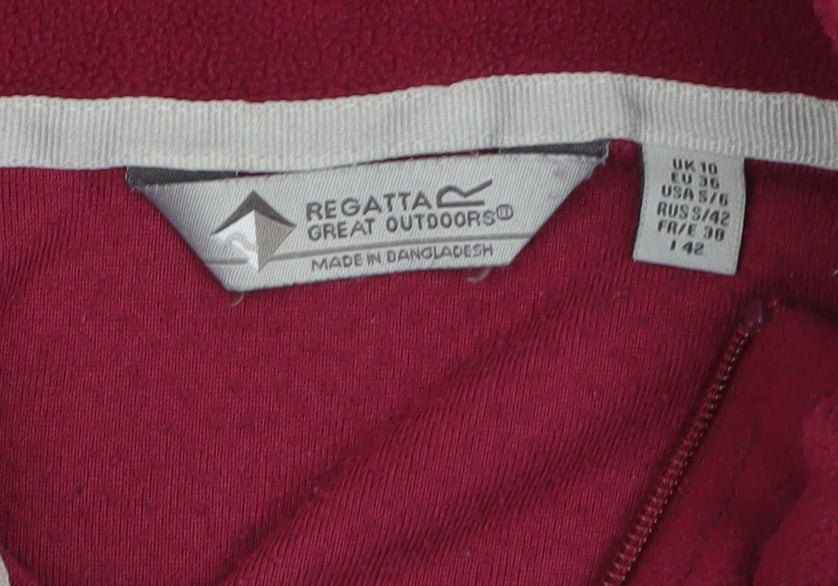 Womens UK Size 10 Regatta Great Outdoors Red Pullover Sweatshirt