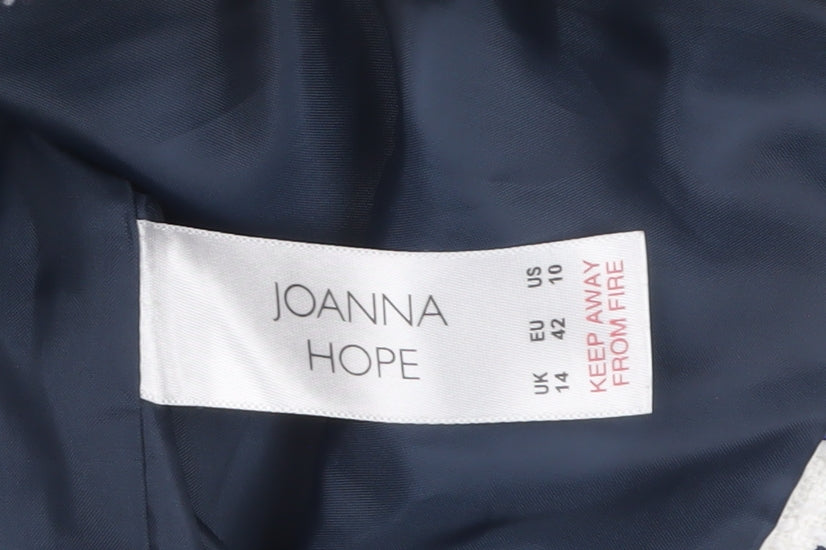 Womens UK Size 14 Joanna Hope White Overcoat