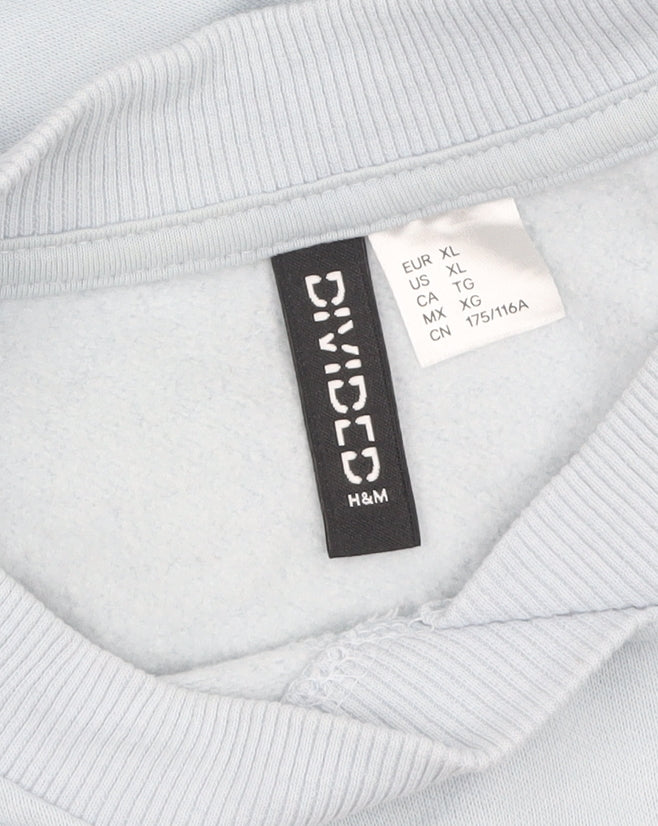 Womens UK Size XL H&M Blue Pullover Sweatshirt