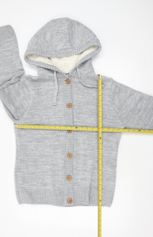 Womens UK Size 18 SoulCal & Co Grey Cardigan Jumper