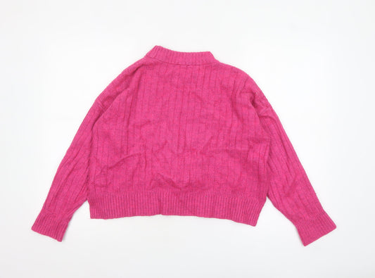 Womens UK Size M Warehouse Pink Pullover Jumper