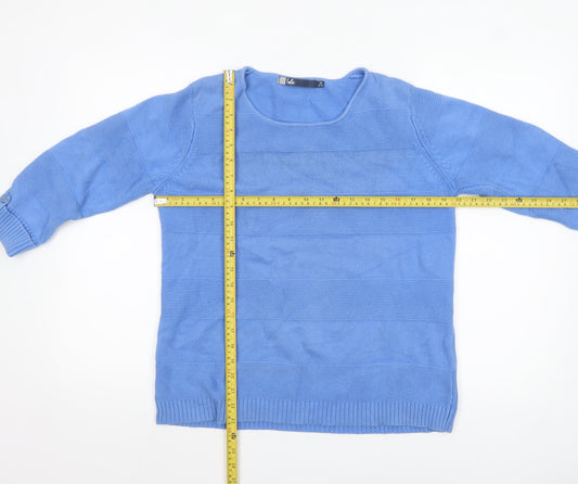 Womens UK Size 14-16 Isle Blue Pullover Jumper