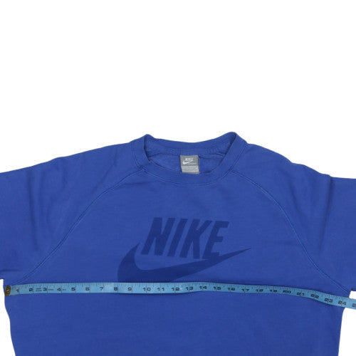 Mens UK Size L Nike Blue Pullover Sweatshirt