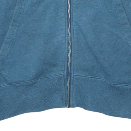 Mens UK Size S Nike Blue Full Zip Hoodie