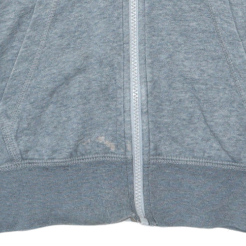 Mens UK Size S Nike Grey Full Zip Hoodie
