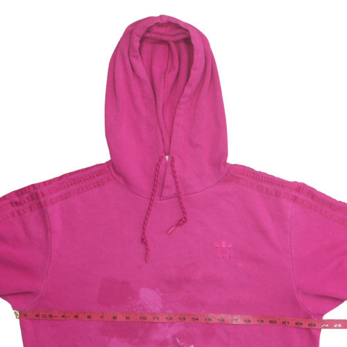 Womens UK Size M adidas Pink Pullover Hoodie