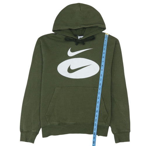 Mens UK Size M Nike Green Pullover Hoodie