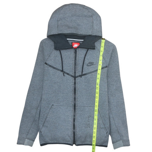 Mens UK Size S Nike Grey Full Zip Hoodie