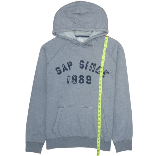Mens UK Size L Gap Grey Pullover Hoodie