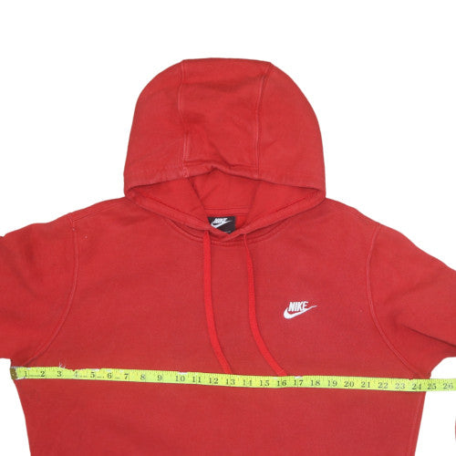 Mens UK Size L Nike Red Pullover Hoodie