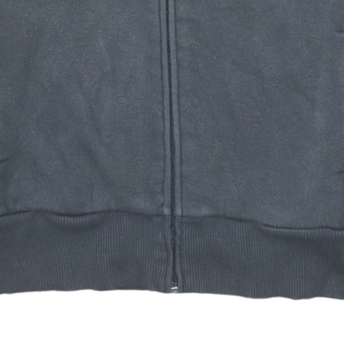 Womens UK Size 12 adidas Grey Full Zip Sweatshirt