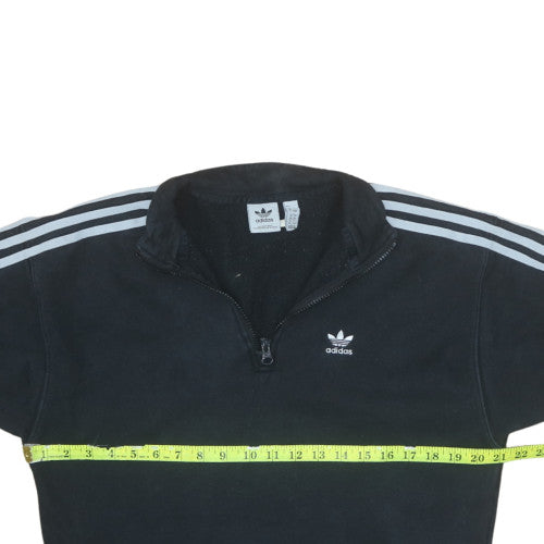 Womens UK Size 8 adidas Black Pullover Sweatshirt