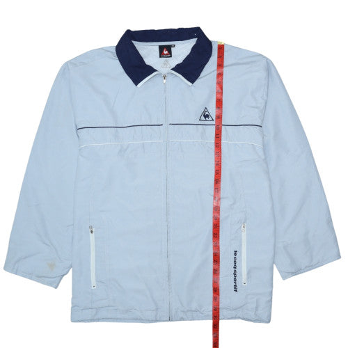 Mens UK Size XL le coq sportif Blue Windbreaker Coat
