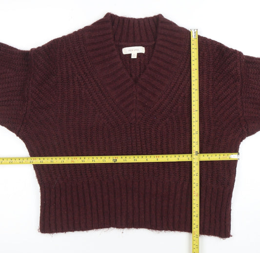 Womens UK Size M Marks and Spencer Brown Pullover Jumper