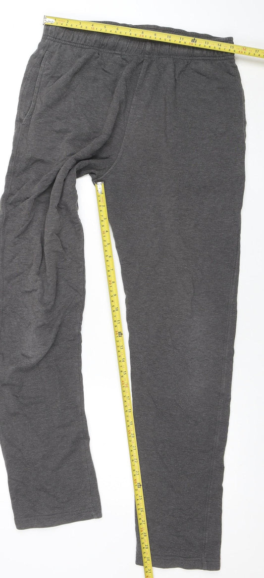 Mens UK Size L Marks and Spencer Regular Fit Jogger Grey Trousers