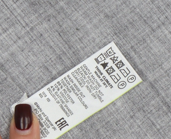 Womens UK Size 12 Marks and Spencer Regular Grey Blazer