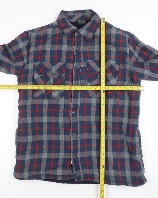 Mens UK Size S Trespass Blue Shirt Jacket