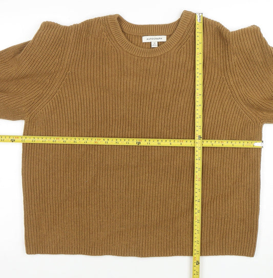 Womens UK Size 18 Marks and Spencer Beige Pullover Jumper
