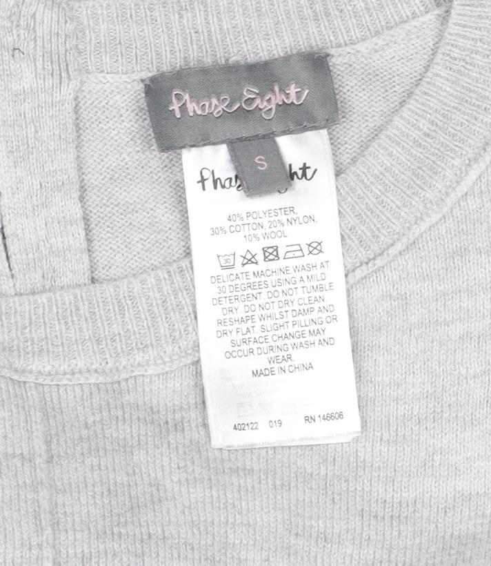 Womens UK Size S Frost and Leigh Grey Tunic Blouse