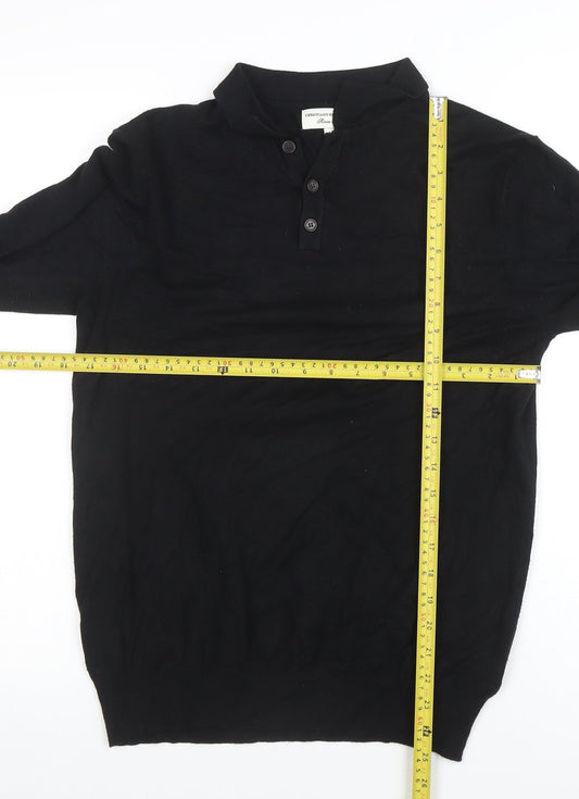 Mens UK Size M CRISTIANO BALDUCCI Viscose Blend Polo Shirt
