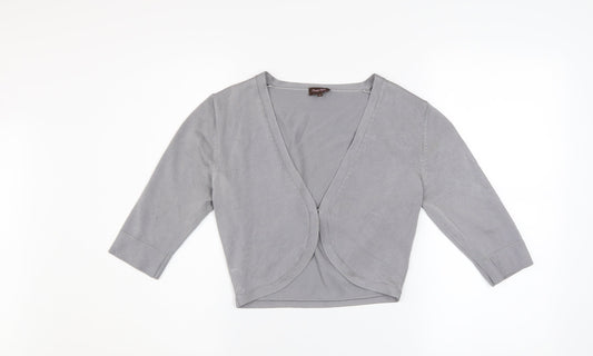 Womens UK Size 8 Phase Eight Grey Cardigan Jumper